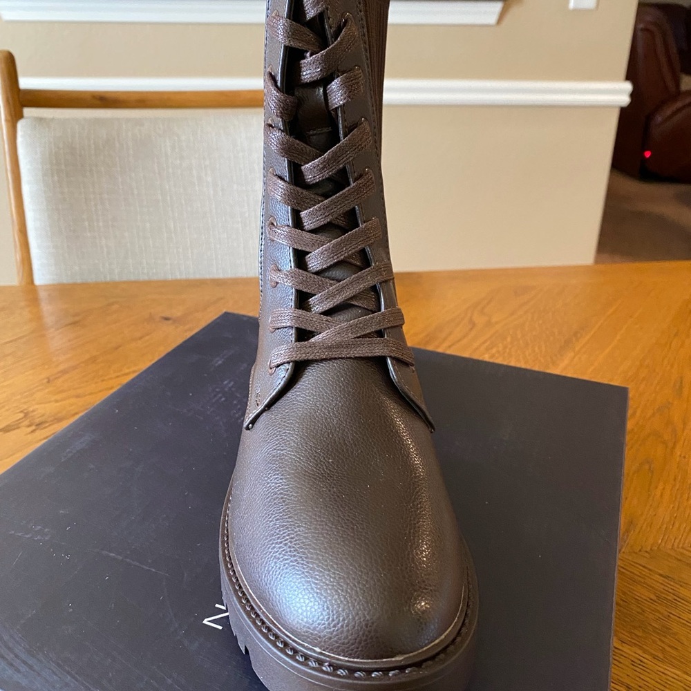 Women’s French Connection Dark Brown Lace-Up Boots